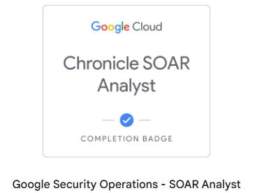 SOAR Analyst badge